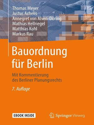 cover image of Bauordnung für Berlin